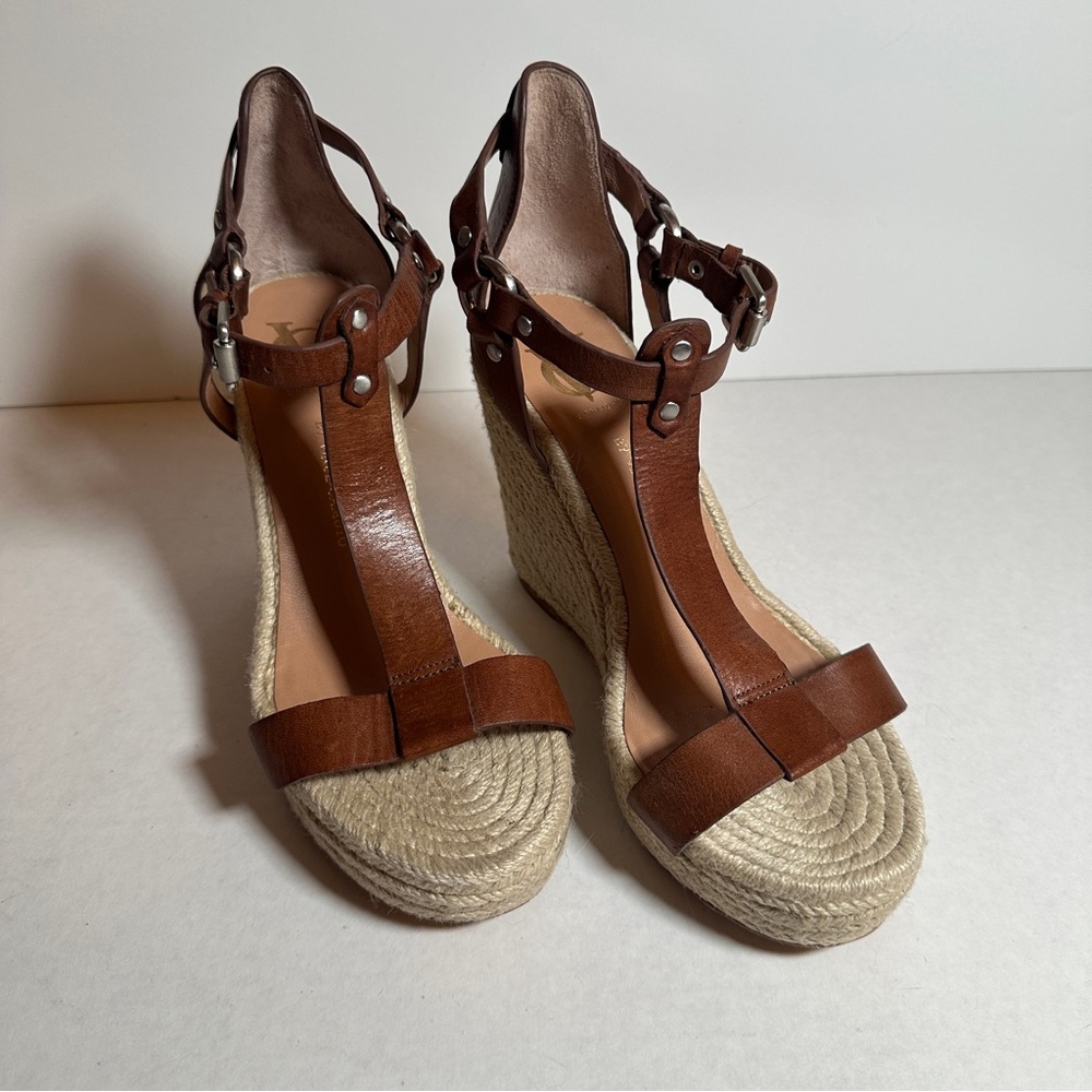 Brown Vince Camuto Wedges